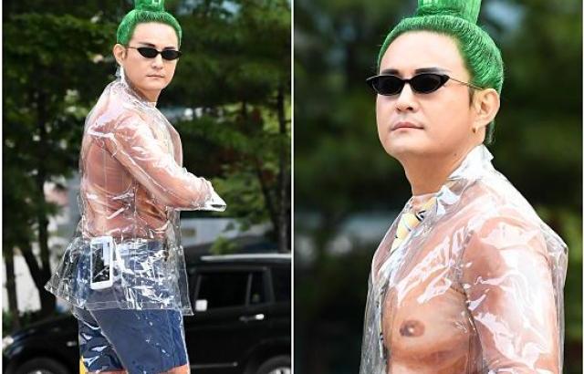 오늘 자 노라조 조빈 뮤직 뱅크 출근 사진 이라고 하네요.jpg