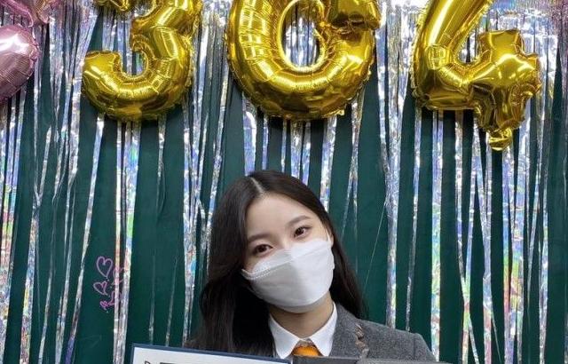 중학교 졸업식 엔믹스 막내 규진