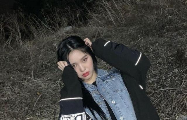 오마이걸 인스타_흑발미미 단발지호