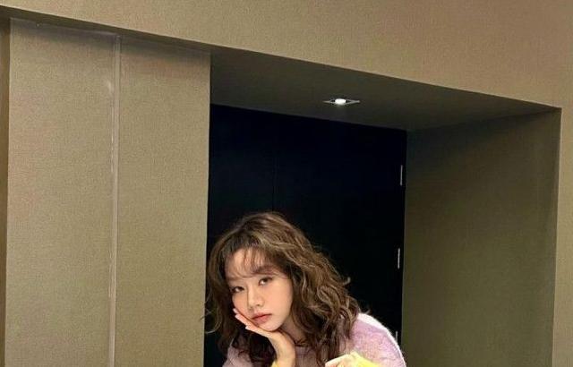 혜리 뽀글뽀글 히피펌 인스타