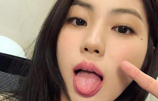 CLC 은빈 혓바닥 셀카
