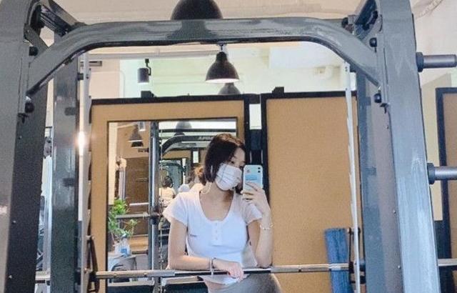 장승연 헬스장 레깅스