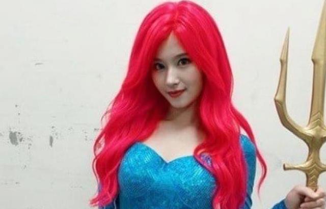사나 나연 할로윈 코스프레
