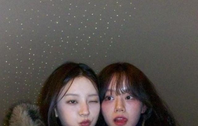 혜리 인별 with 동생 Christmas eve